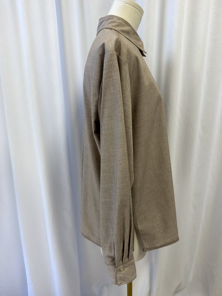 Reiss Top Stitched Button Up