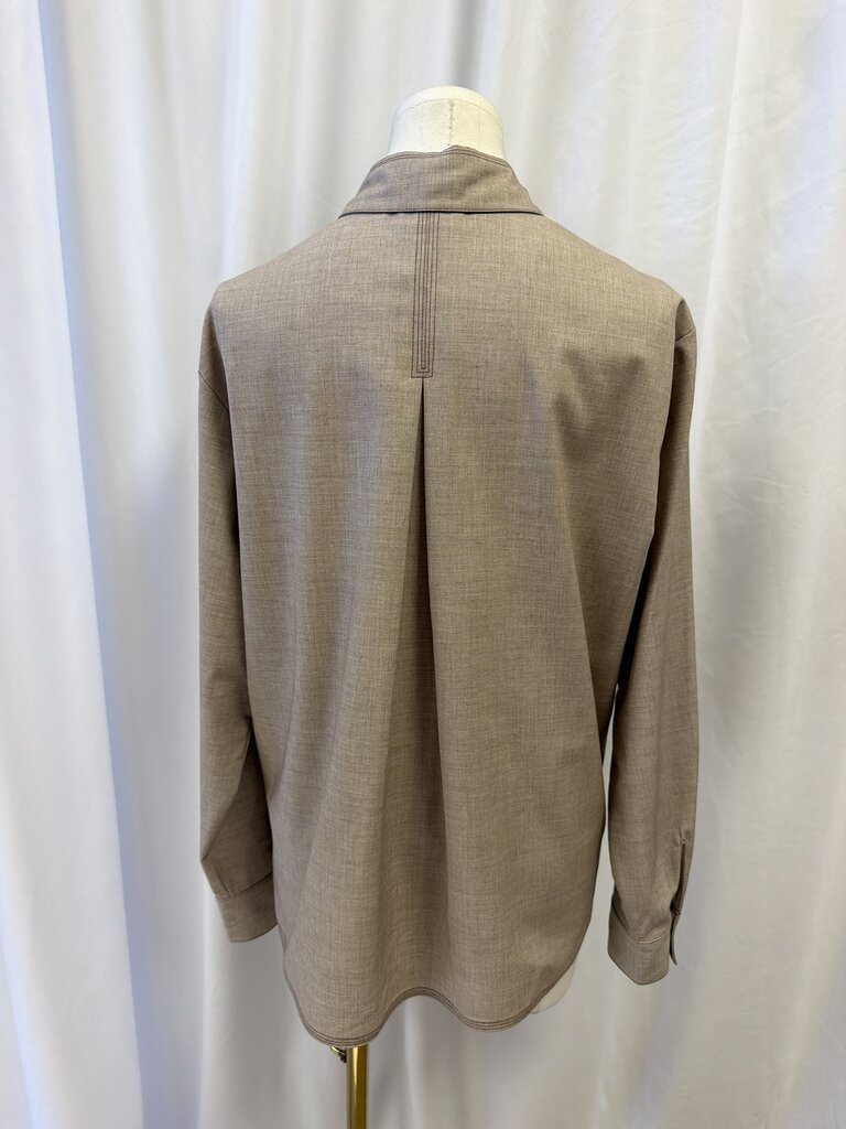 Reiss Top Stitched Button Up