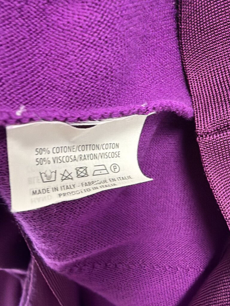 YSL Vintage Bubble Hem Deep V-Neck Dress