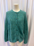 La Maille Sezane Pattern Mohair/Wool Blend Cardigan