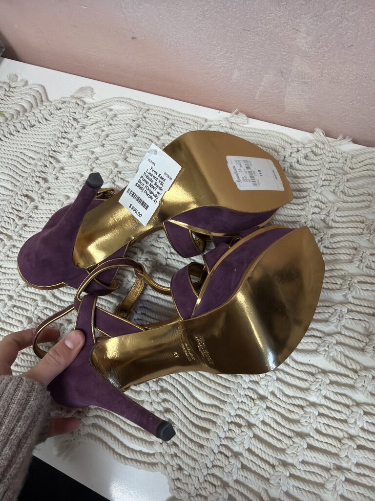 YSL Tribute Suede Pump NWT w/ Box (Originally $995)