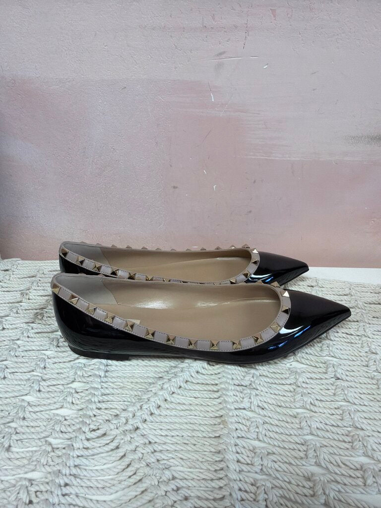 Valentino Patent Rockstud Flat NWT w/ Box & Dustbag (Originally $950)