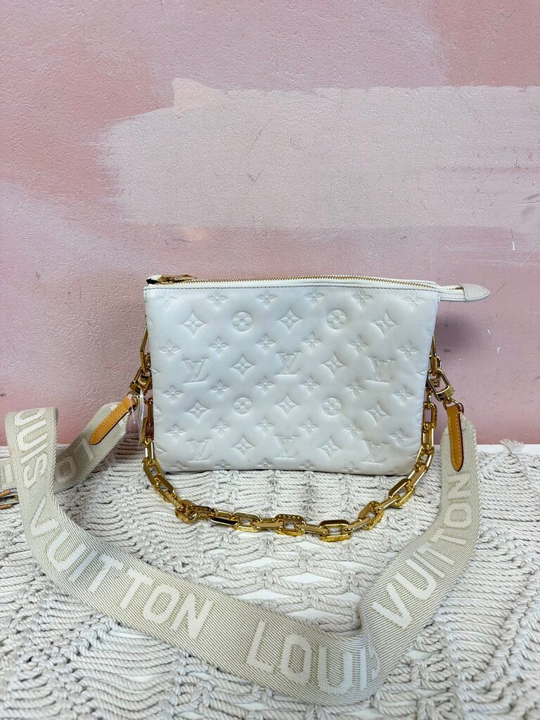 Louis Vuitton Monogram Coussin PM (Chain and Jacquard Strap)