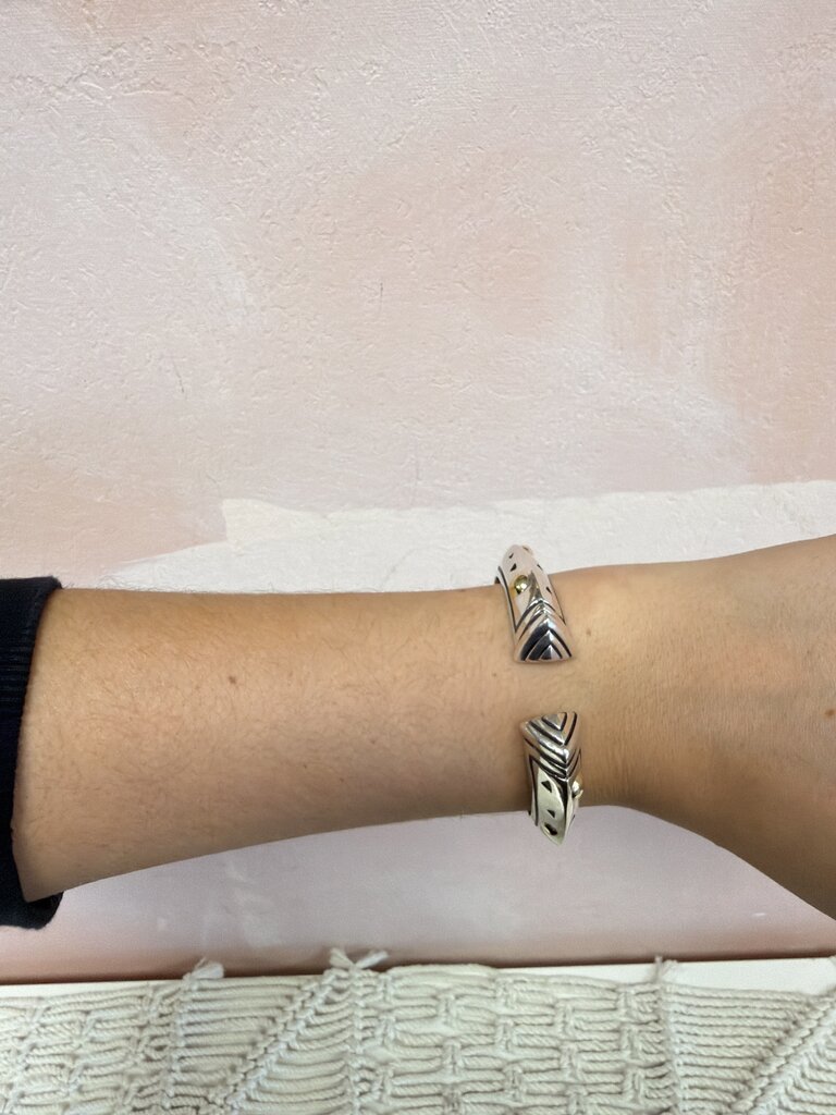 John Atencio Sterling Silver Cuff