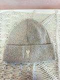 Ami Embroidered Cashmere Beanie w/ Dustbag