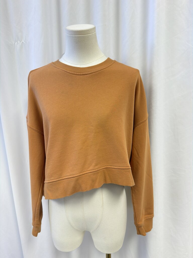 Staud Cropped Crewneck Sweatshirt