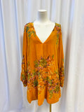 Free People Velvet Floral Mini Dress