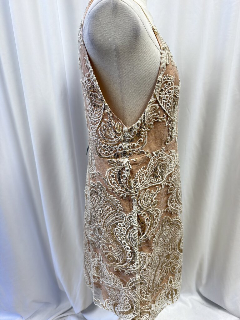 Free People Lace Sequin Mini Dress