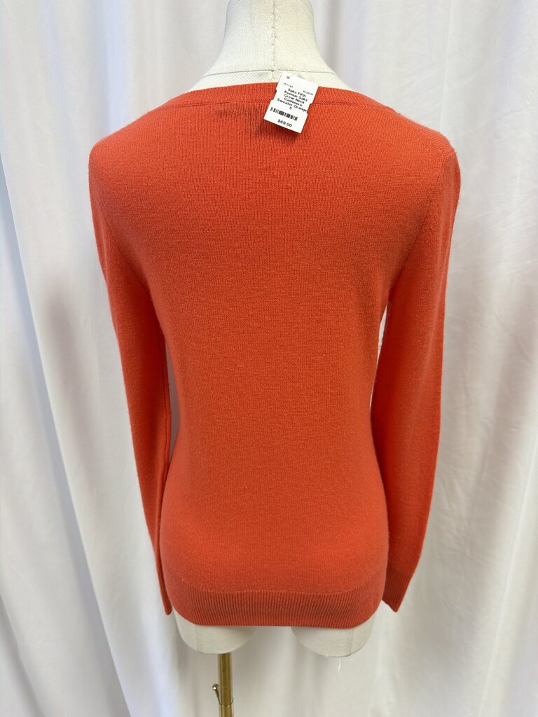 Saks Crew Neck Cashmere Sweater