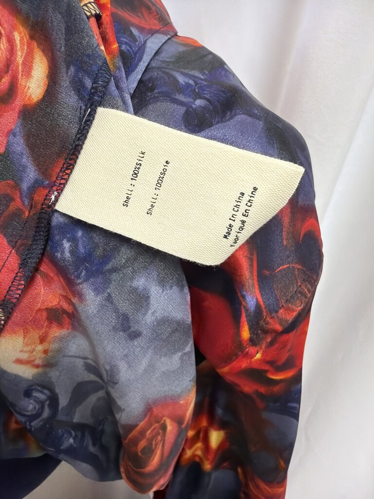 L'Agence Silk Floral Blouse