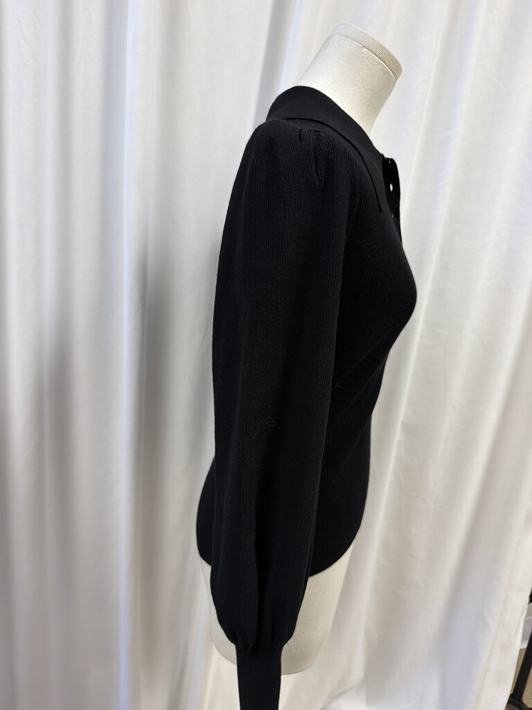 A.L.C. Puff Long Sleeve Ribbed Top