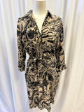 L'Agence V-Neck Printed Mini Dress w/ Belt NWT (Originally $350)