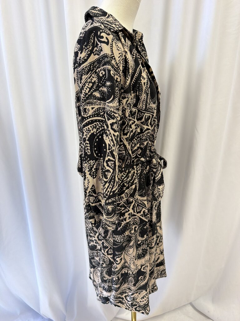 L'Agence V-Neck Printed Mini Dress w/ Belt NWT (Originally $350)