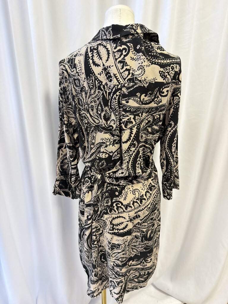 L'Agence V-Neck Printed Mini Dress w/ Belt NWT (Originally $350)