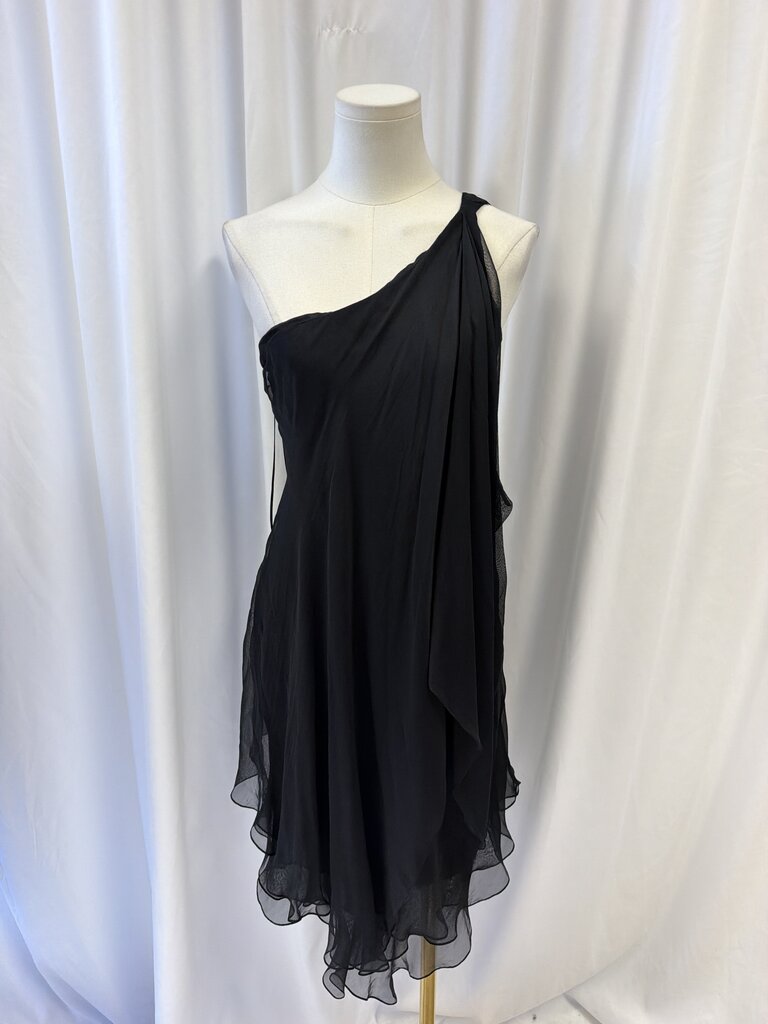 Ralph Lauren Silk Tiered Ruffle Mini Dress (As Is)