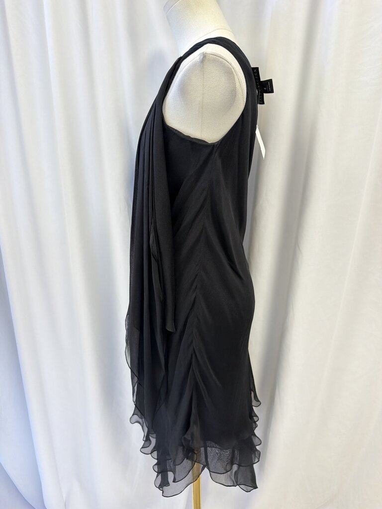 Ralph Lauren Silk Tiered Ruffle Mini Dress (As Is)