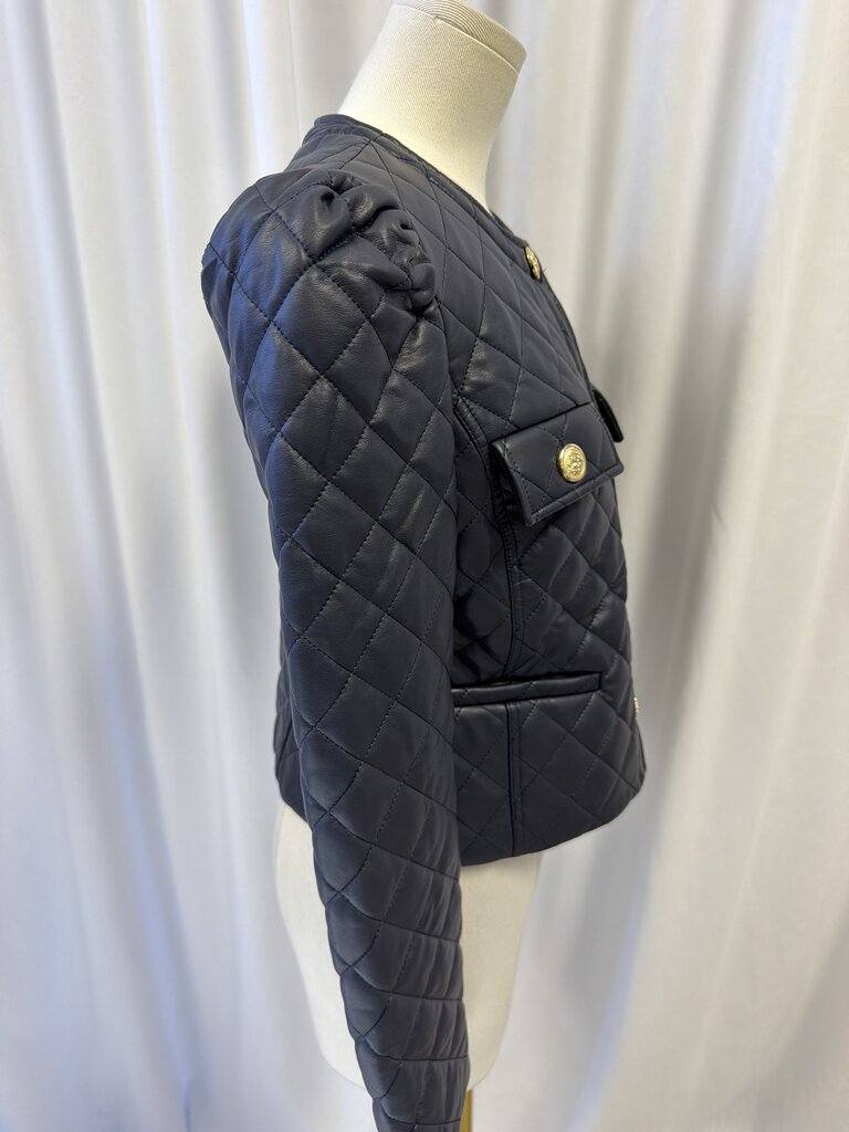 J. Society Quilted Vegan Leather Jacket NWT