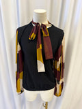 Marella Sweater Tie Neck Detail