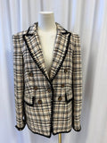 Veronica Beard Tweed Print Blazer