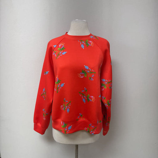 Cynthia Rowley Orange Floral Crewneck