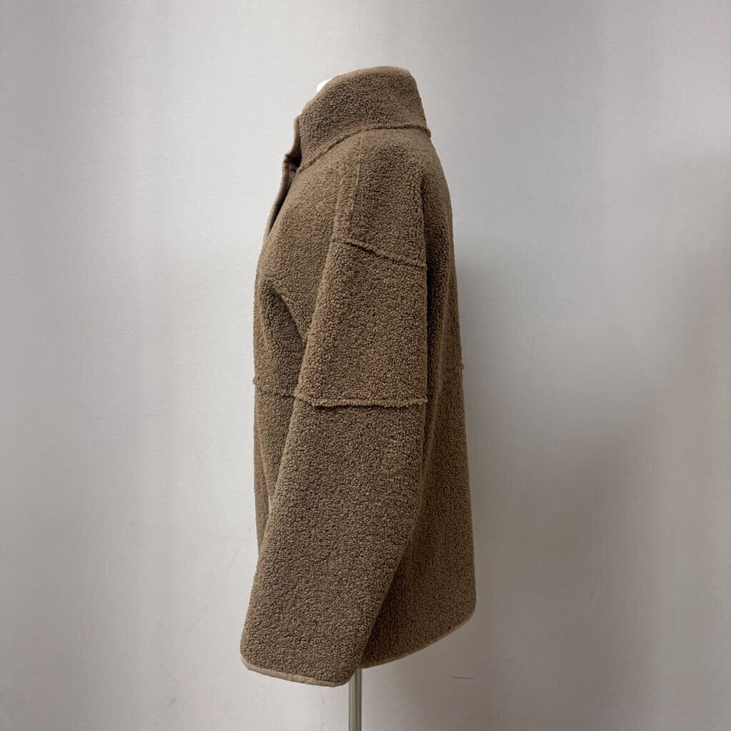 Velvet by Graham Spencer Camel Faux Shearling Jacket