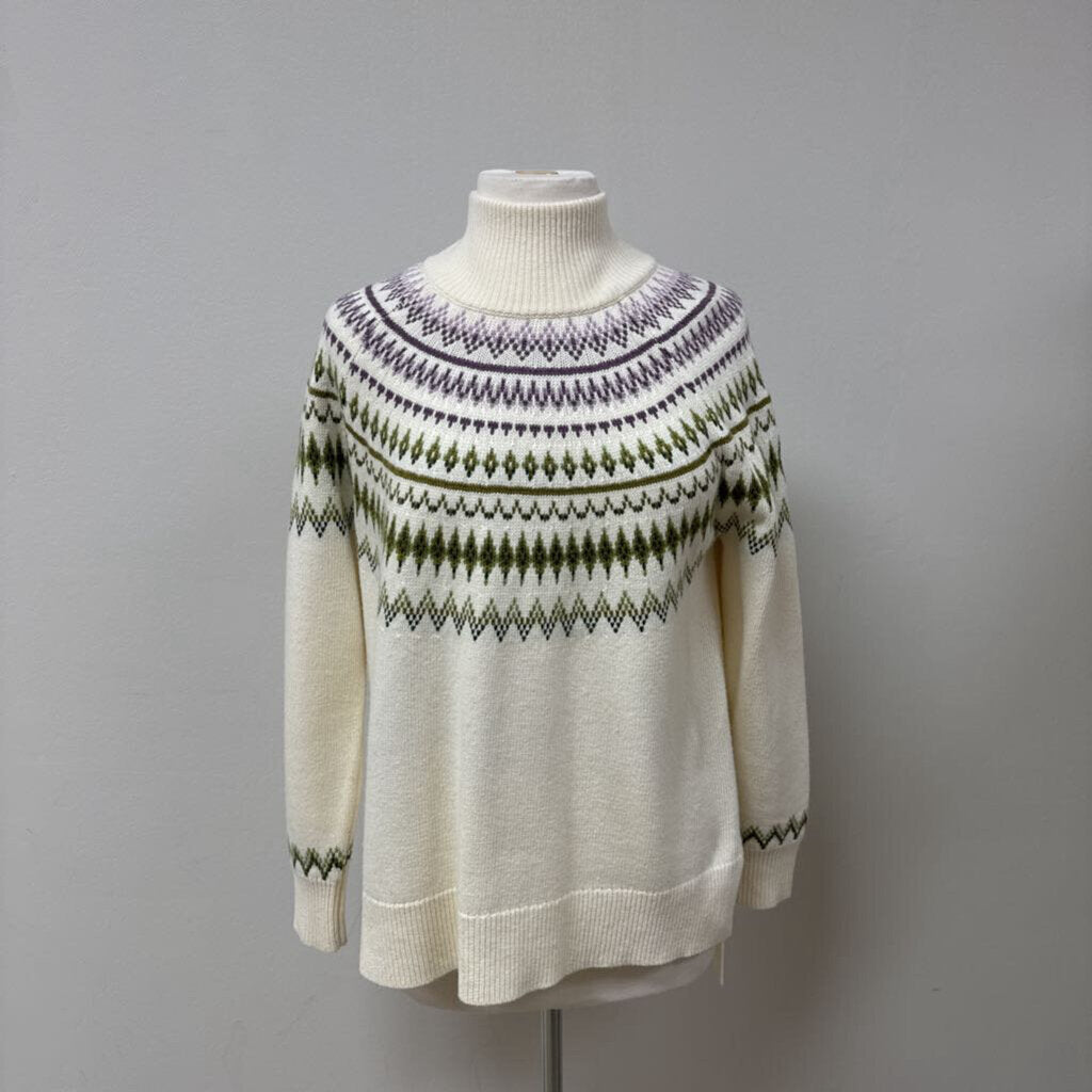 Tuckernuck Mock Fairisle Hi/Low Sweater