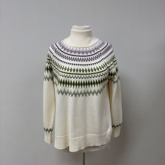 Tuckernuck Mock Fairisle Hi/Low Sweater