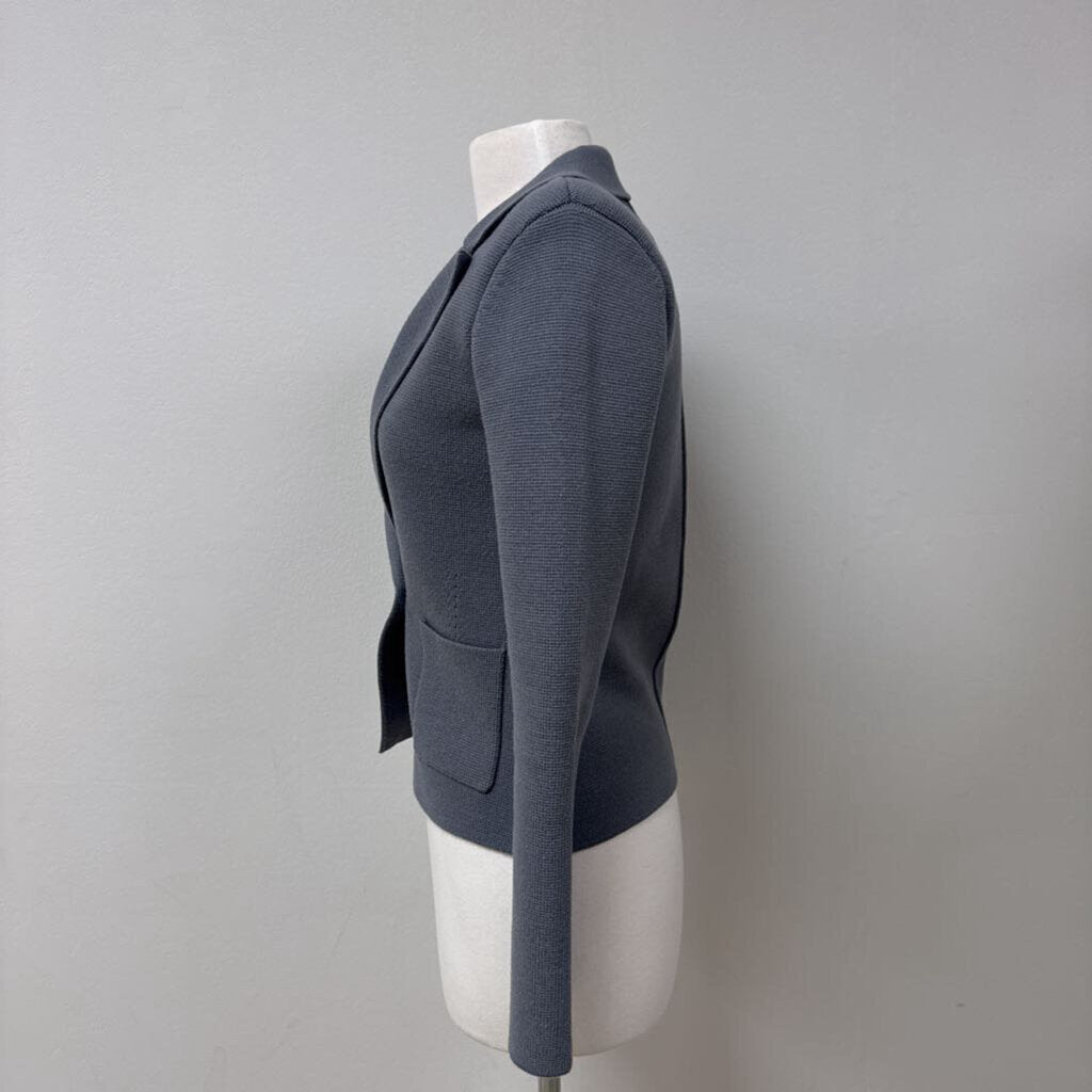 L'Agence Grey Knit Blazer