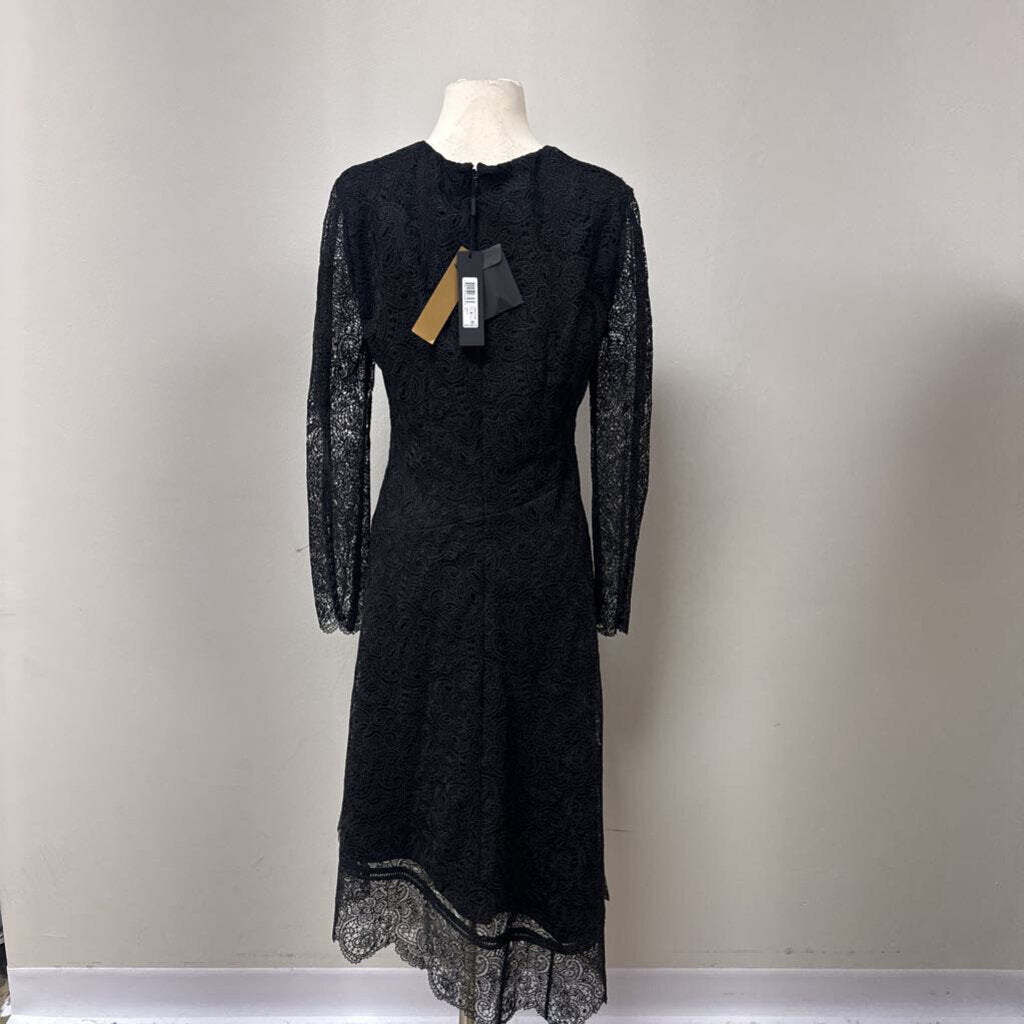 Donna Karan Black Lace Maxi Dress NWT