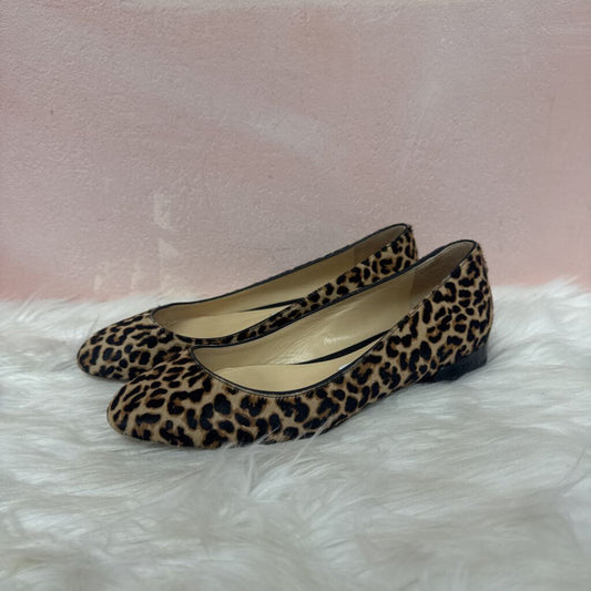 Jimmy Choo Animal Print Ponyhair Ballet Flat