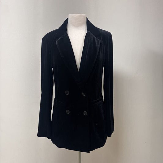 Sanctuary Black Velvet Blazer