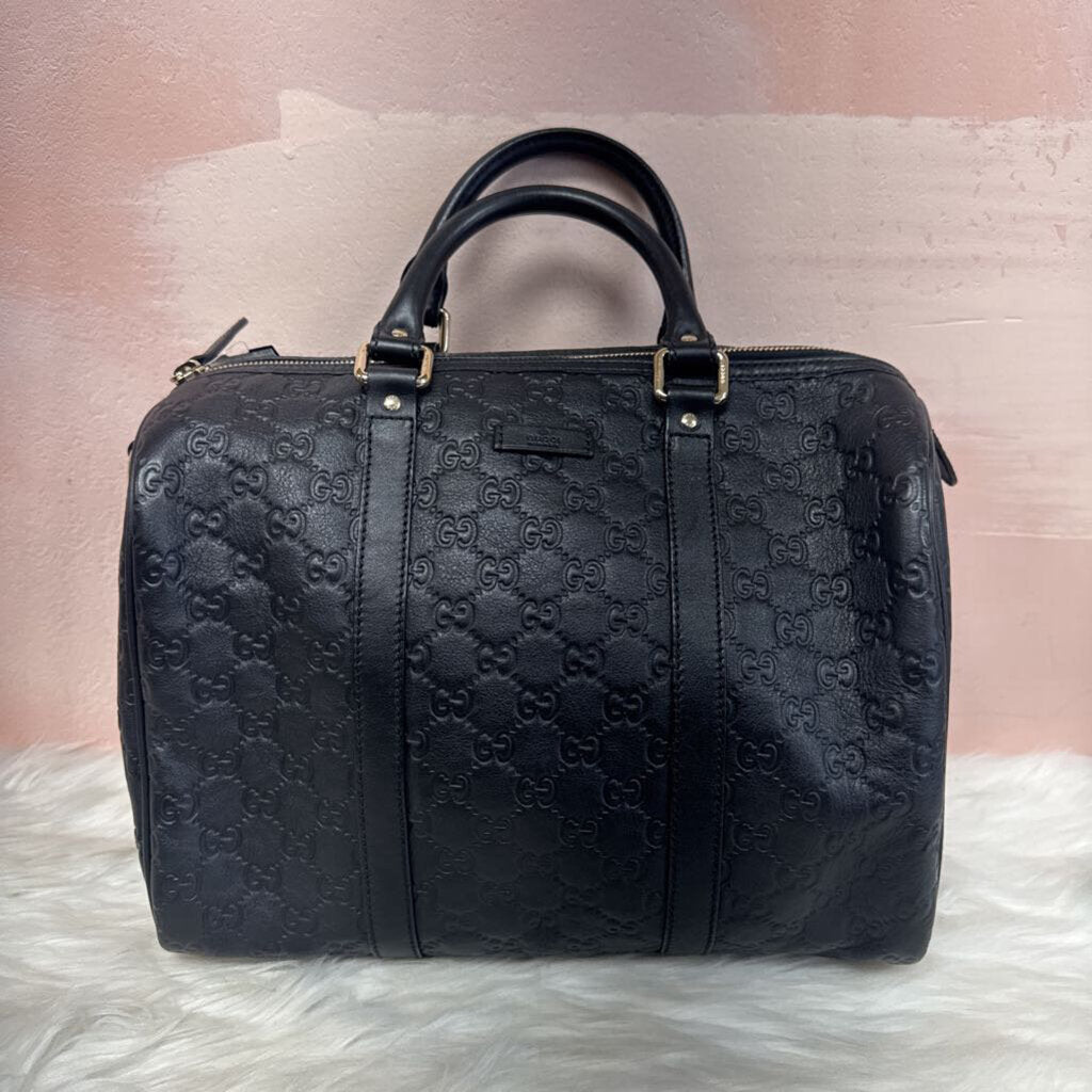 Gucci Black Medium Joy Top Handle Satchel