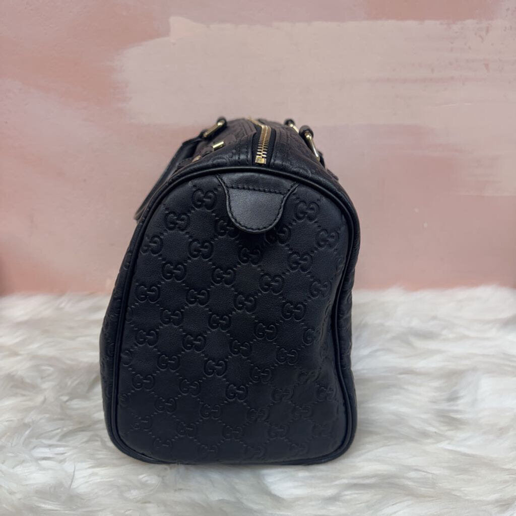 Gucci Black Medium Joy Top Handle Satchel