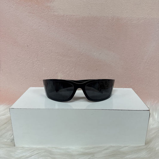 Prada Black Frame Wrap Sunglasses