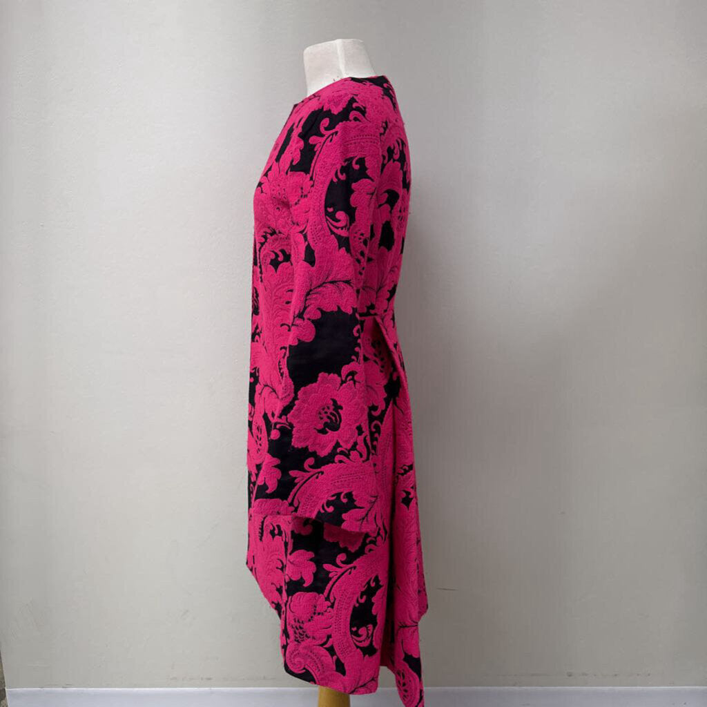 alice + olivia Magenta and Black Damask Topper