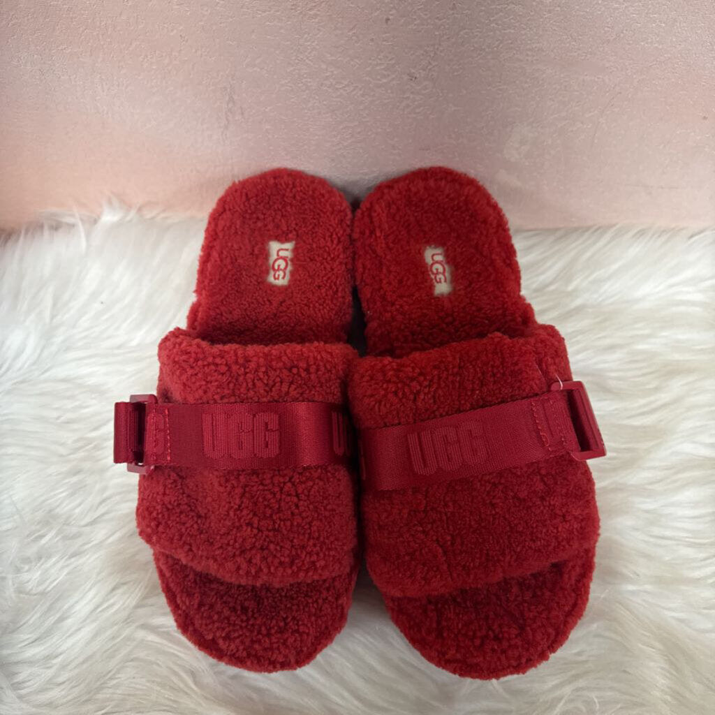 Ugg Red Fluffita Sandal