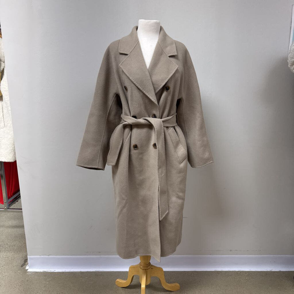 Nap Tan Belted Overcoat