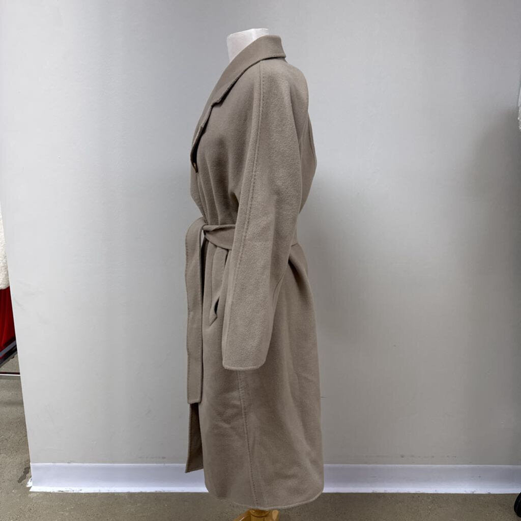 Nap Tan Belted Overcoat