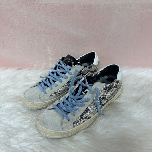 P448 Snake Print Sneakers