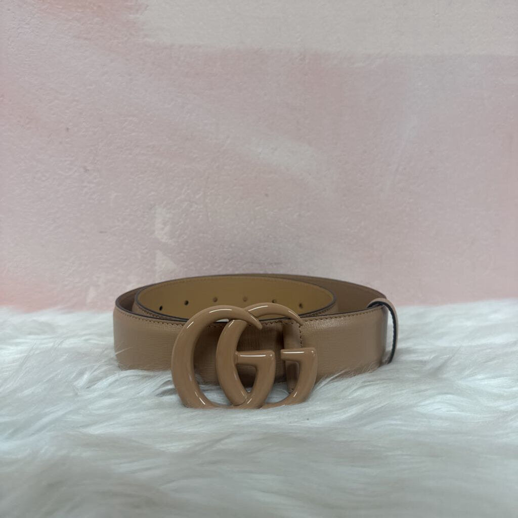 Gucci Double G Enamel Logo Belt