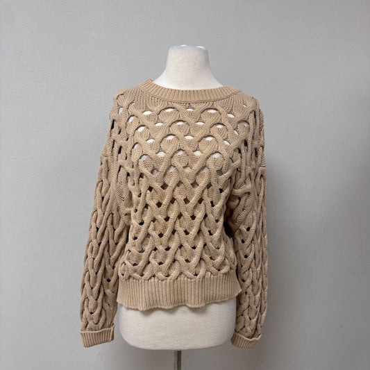 Brunello Cucinelli Cotton Open Knit Sweater