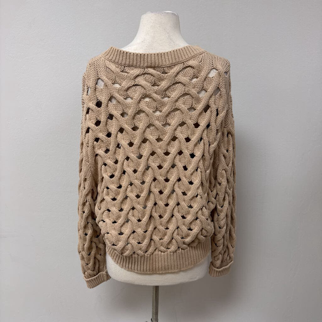 Brunello Cucinelli Cotton Open Knit Sweater