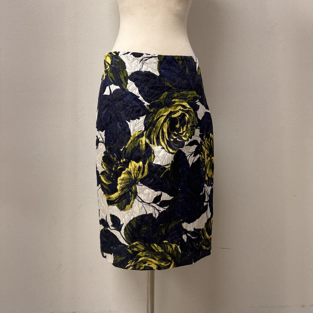 St. John Couture Floral Mini Skirt