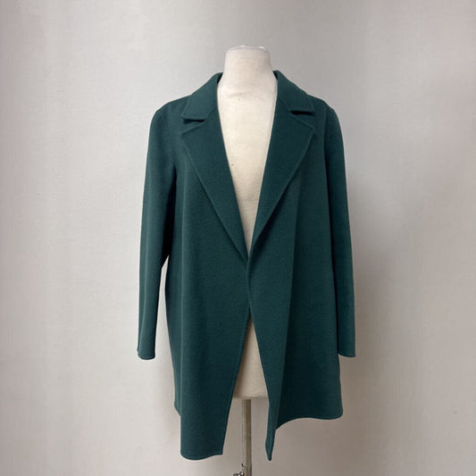 Theory Green Wool Coat