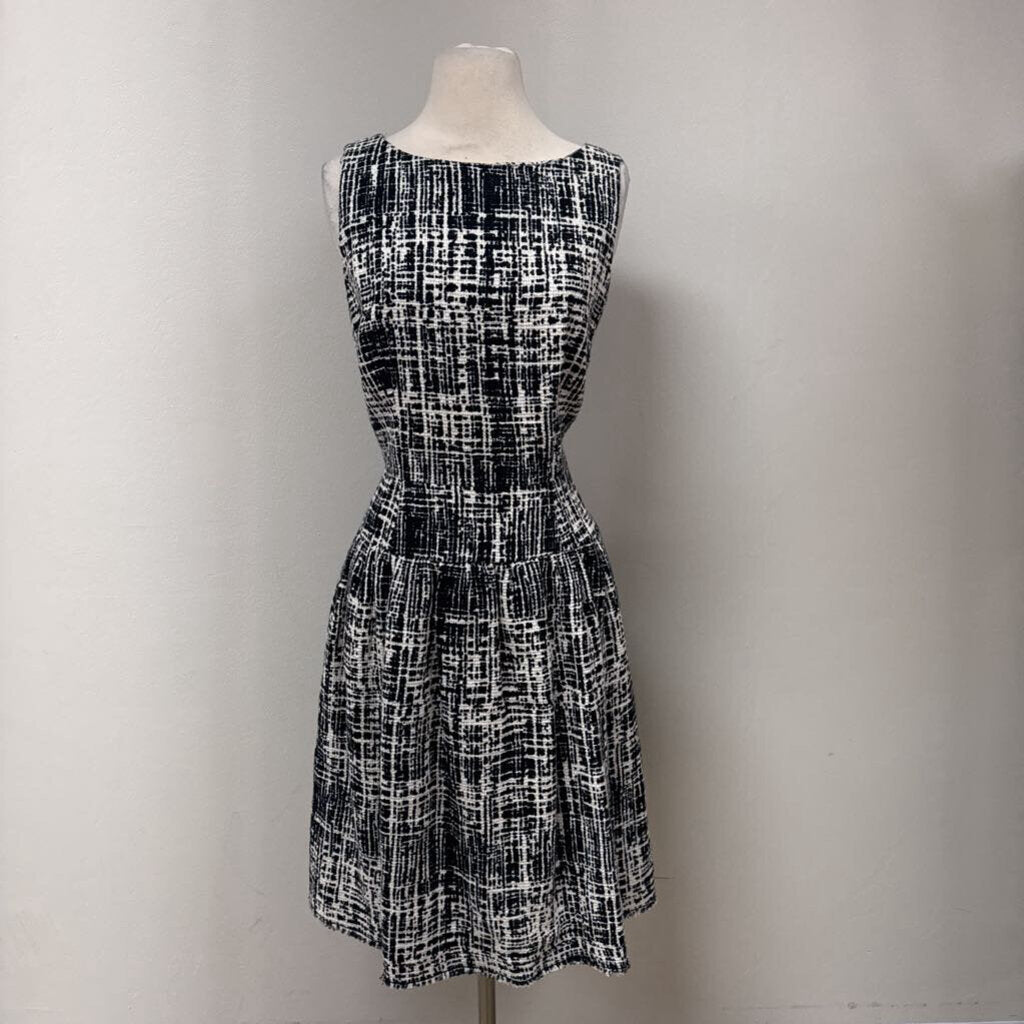 Prada Black and White Tweed Dress