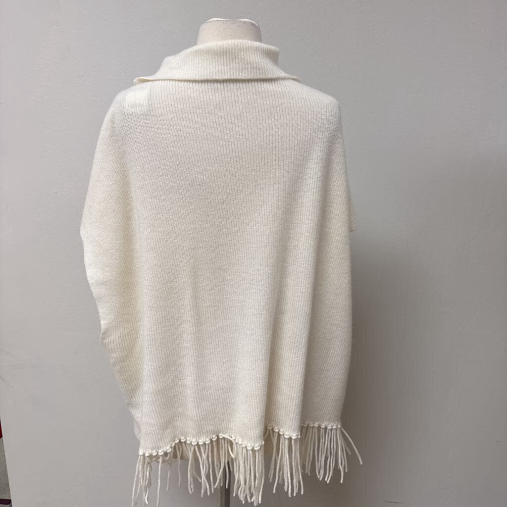 Ovcio Ivory Cashmere Mock Vest