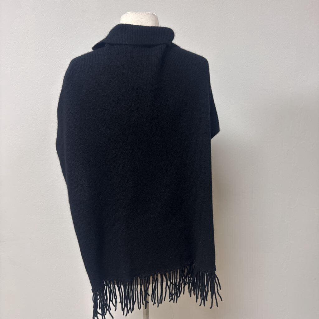 Ovcio Black Cashmere Mock Vest