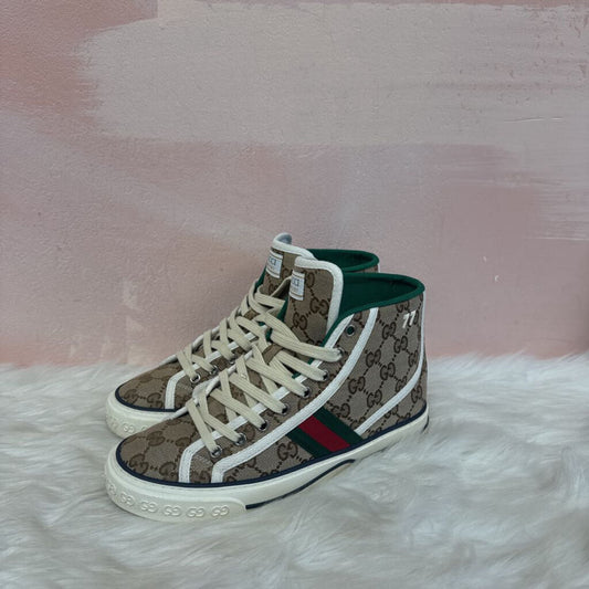 Gucci Canvas Web High Top 1977 Sneaker