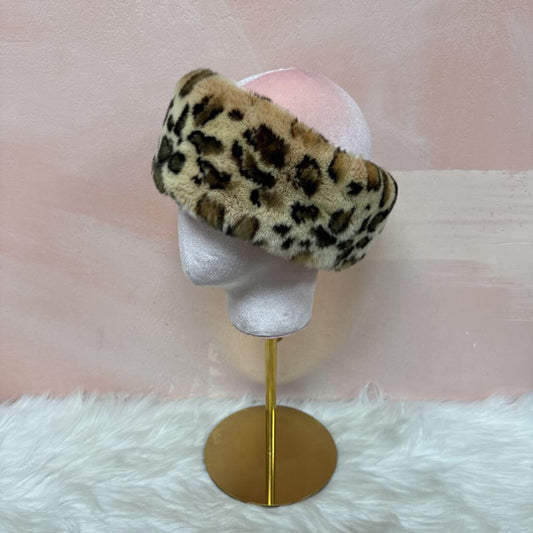 Dyed Fur Animal Print Headband