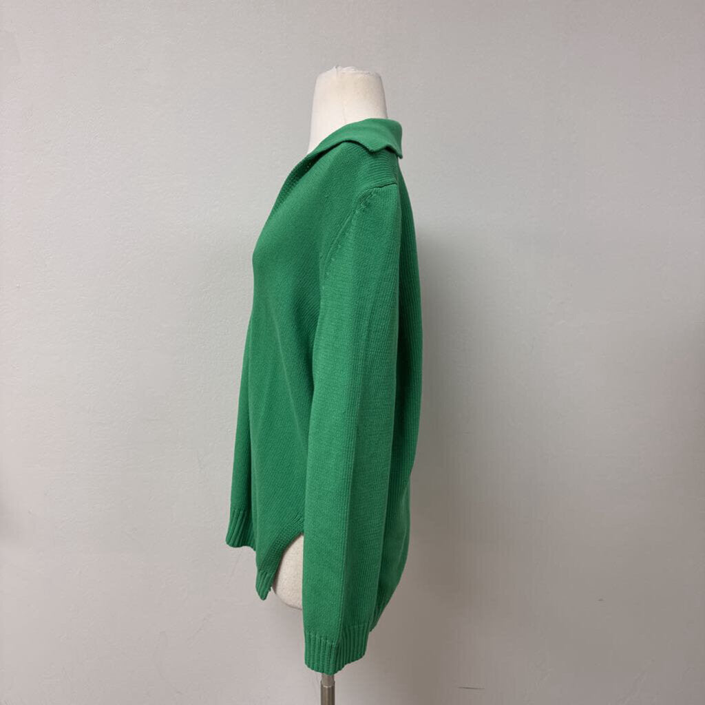 Leset Green Knit Polo Tunic NWT